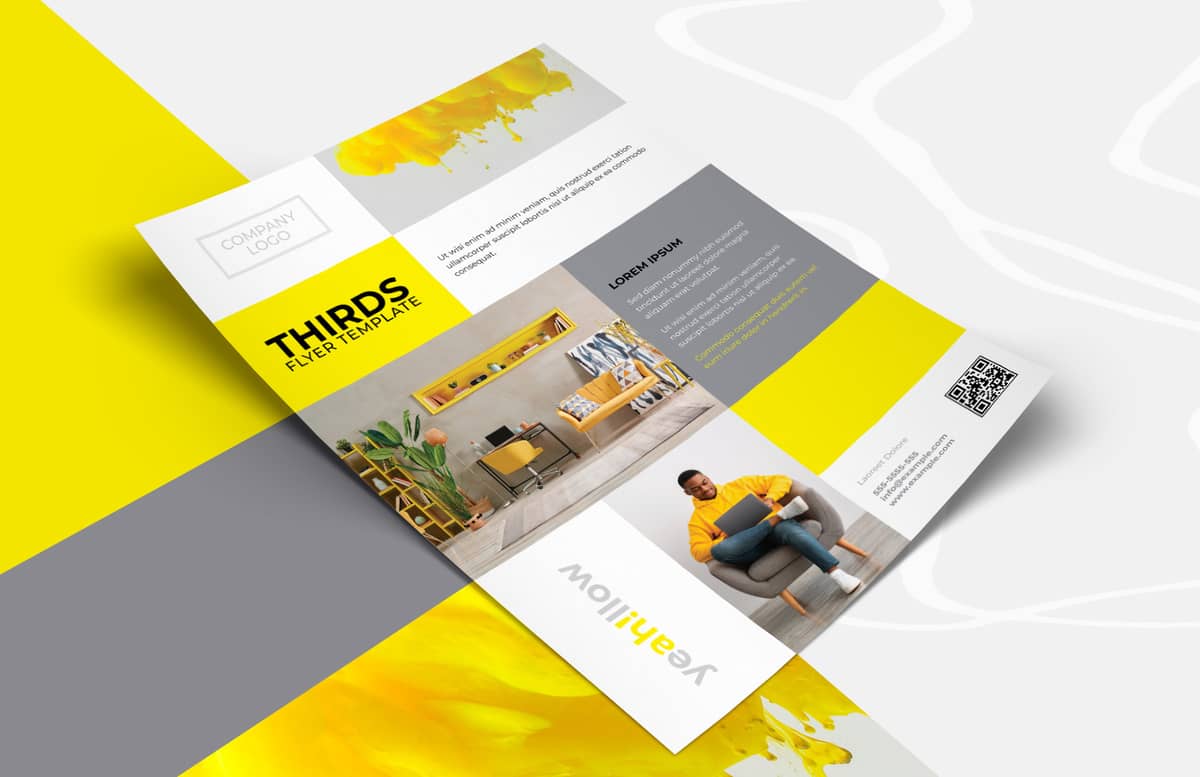 Thirds Multipurpose Flyer Template Preview 1