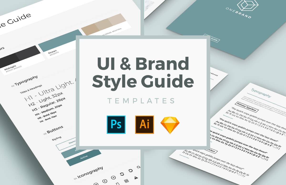 Ui Brand Style Guide Templates 1