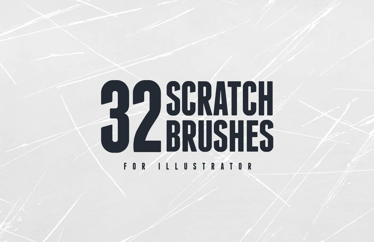 Vector Scratch Brushes Preview 1A