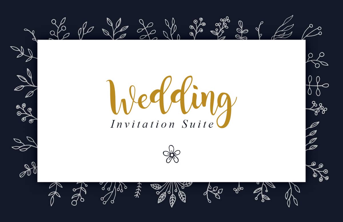 Wedding Invitation Suite Preview 1