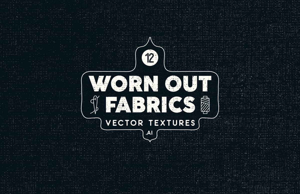 Worn Out Fabrics Vector Textures Preview 1