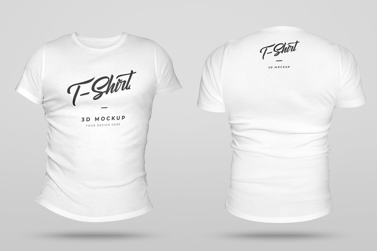 Download 3D T-Shirt Mockup — Medialoot