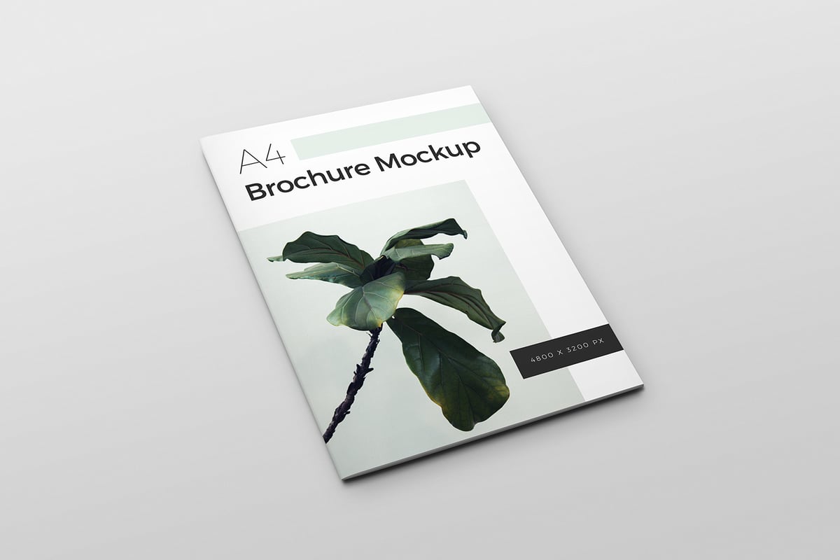 Download Free A4 Brochure Mockup for Photoshop — Medialoot