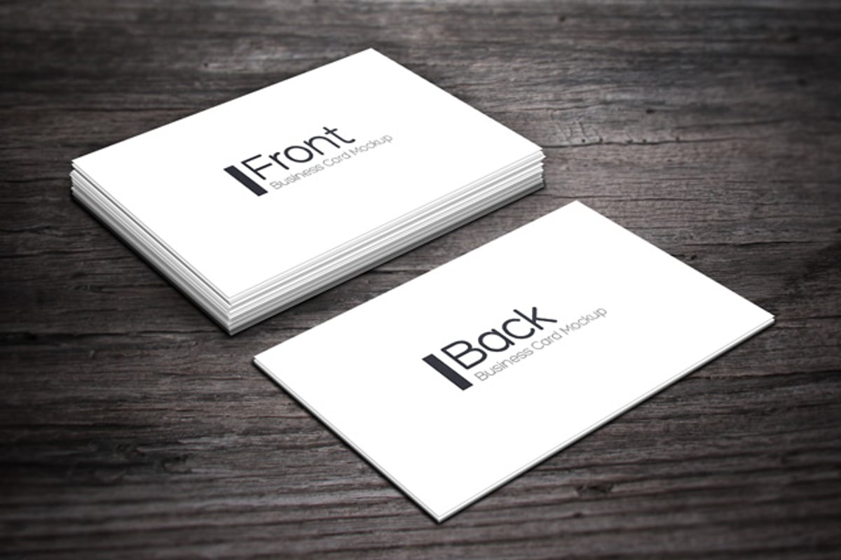 Download Business Card Mock-up Vol 3 — Medialoot
