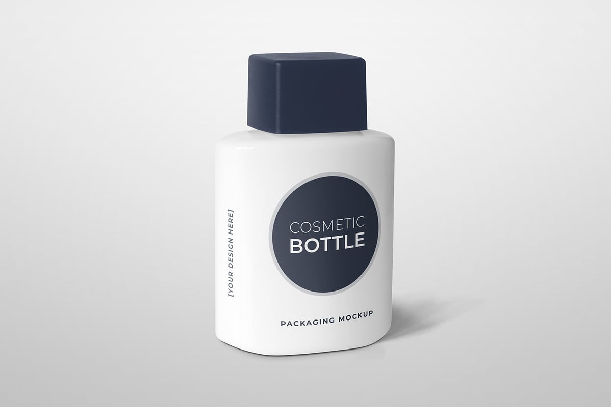 Download Cosmetic Bottle Packaging Mockup — Medialoot
