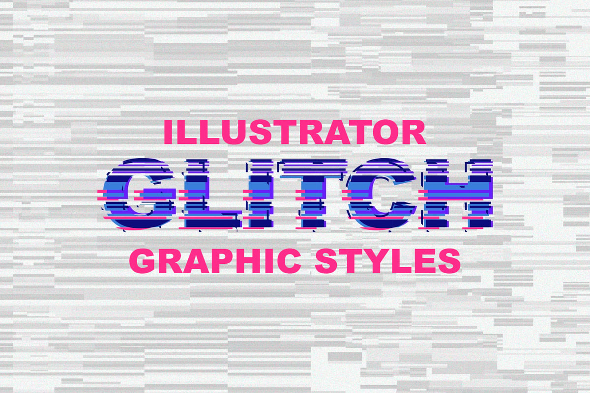 Glitch Text Effect in Illustrator
