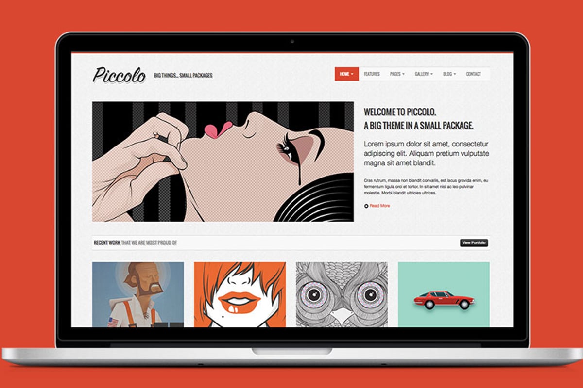 Download Piccolo Bootstrap HTML Template — Medialoot