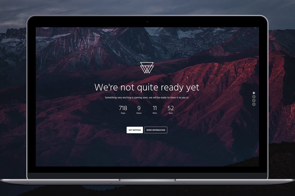 Download Responsive Bootstrap 4 Coming Soon Template — Medialoot