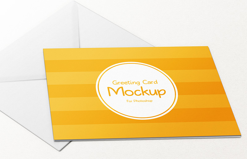 Greeting Card Mockup | Medialoot