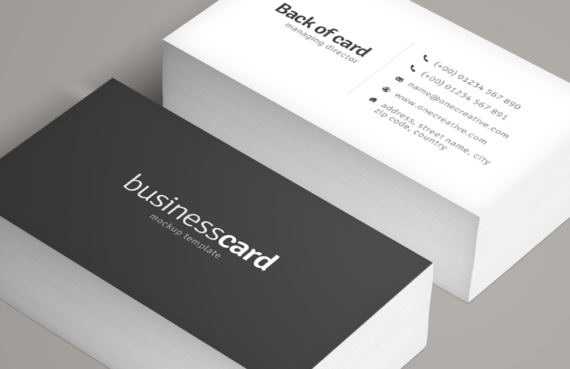 Download Business Card Mockup Vol 5 — Medialoot