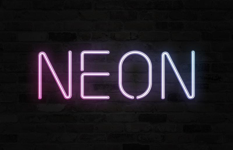 Neon Effect Type | Medialoot