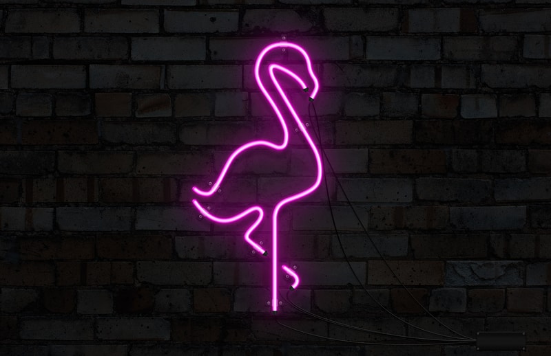 logo neon download mockup free Medialoot Mockup Neon Sign