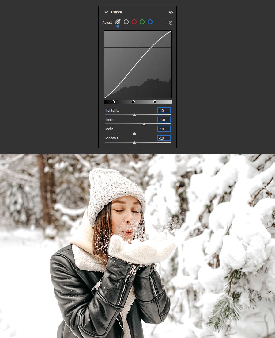 How to fix the “gray snow problem” with Photoshop  PhotoNaturalist -  nature photography tips and tutorials