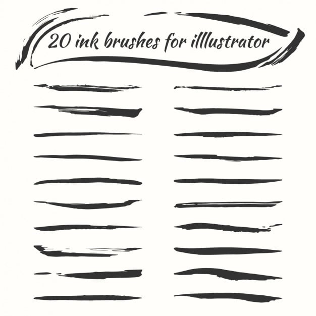 48 Illustrator Brushes That Are Perfect For Painting Medialoot