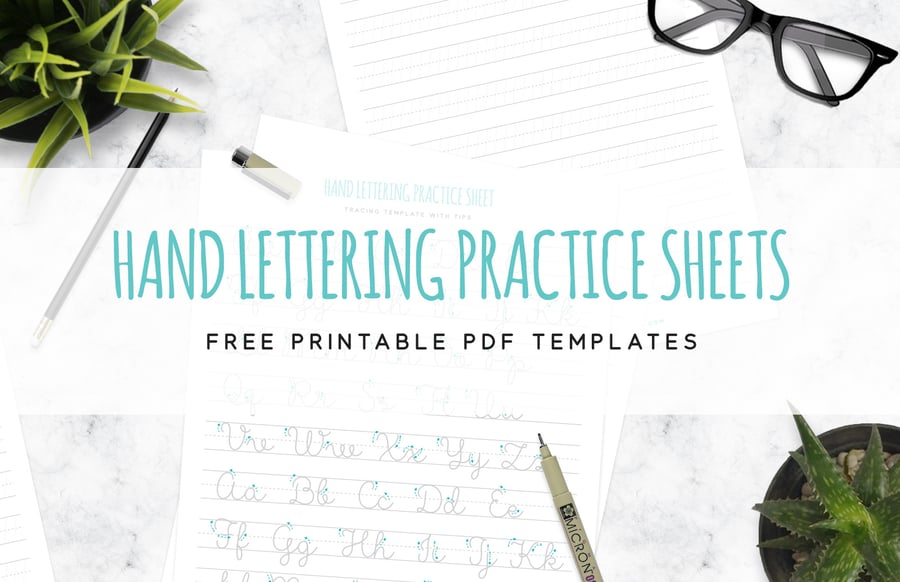 Featured image of post Downloadable Calligraphy Practice Sheets A-Z : Would you like to download more free alphabet printables?