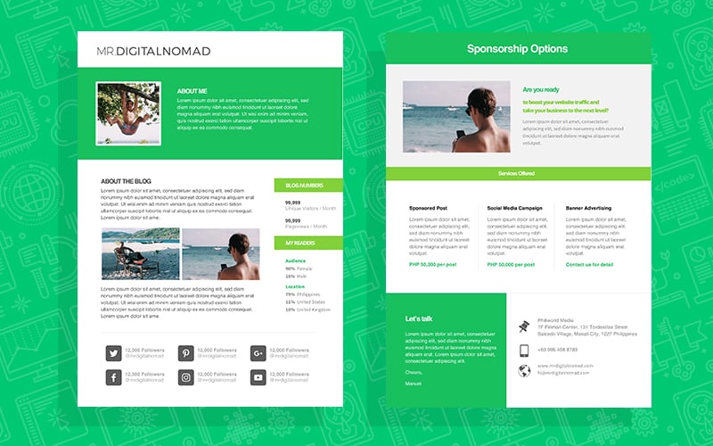 22 Free Media Kit Templates To Pitch Your Brand Medialoot