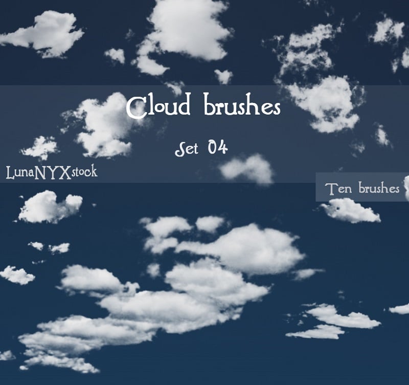 21 Stunningly Realistic Cloud Brushes for Photoshop, free and premium —  Medialoot