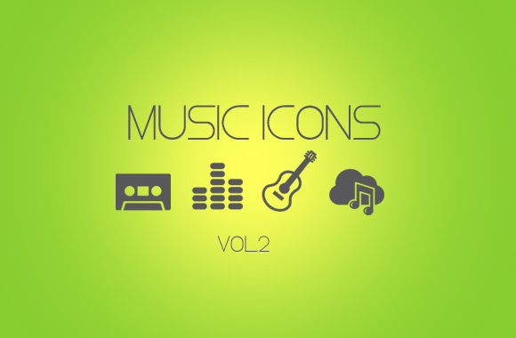 Vector Music Icon Pack Vol 2