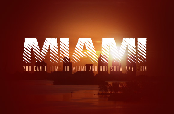 Miami: A Hot New Font Face