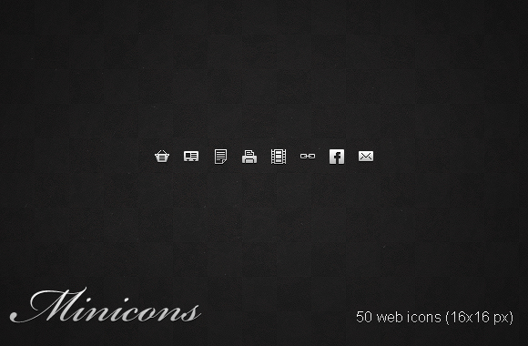 Minicons, 50 Small Web Icons