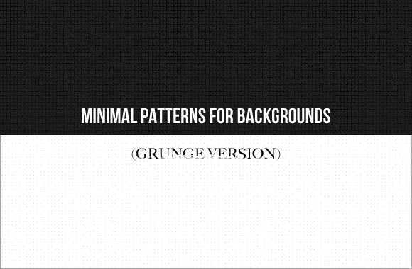 Minimal patterns for backgrounds (Grunge version)