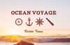 Ocean Voyage Vector Icons