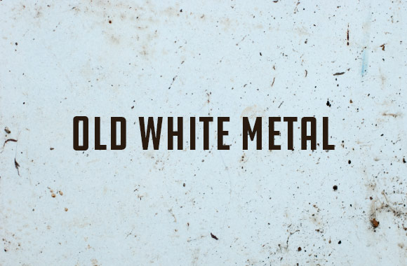 Old White Metal Textures and Brushes