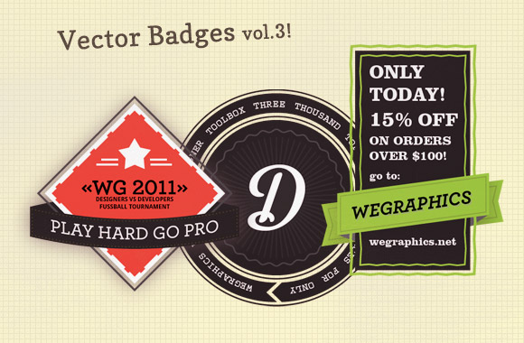 Authentic Vector Badges v3