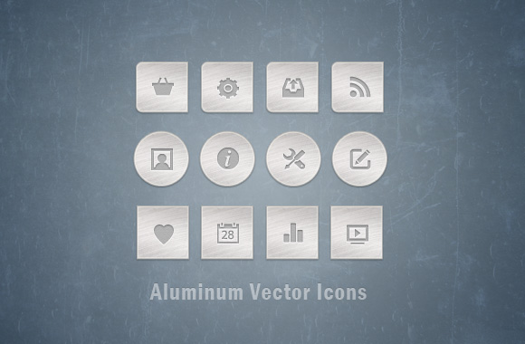 Aluminum Vector Icons