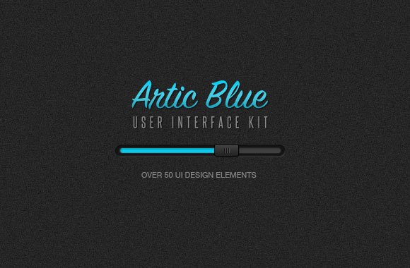 Artic Blue User Interface Design Kit