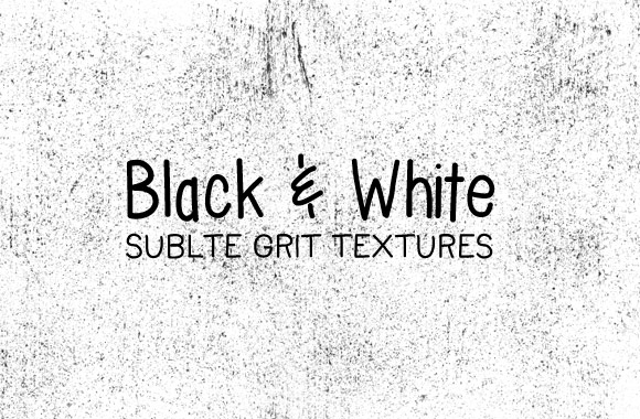 Black and White Subtle Grit Textures