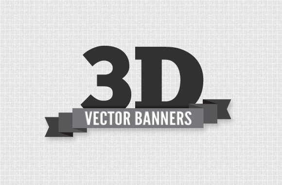 3D Vector Banners