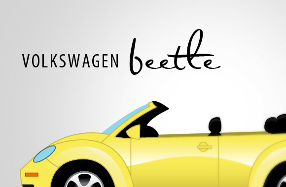 Free Volkswagen Beetle Vector Illustration