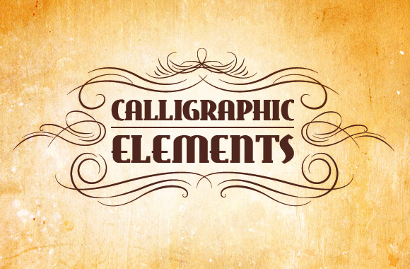 Vector Calligraphic Elements Pack