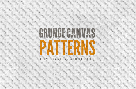 Seamless Grunge Canvas Patterns