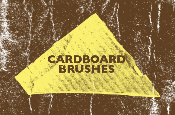 High-Contrast Cardboard Brushes