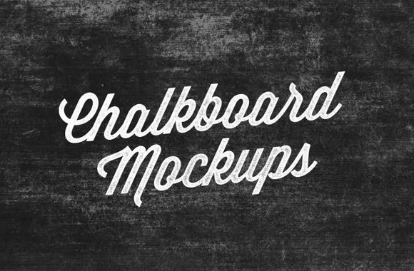 Chalkboard Lettering Mock-Ups