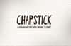 Chapstik: A Hand Drawn Font Face