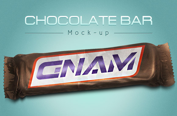 Chocolate bar mock-up
