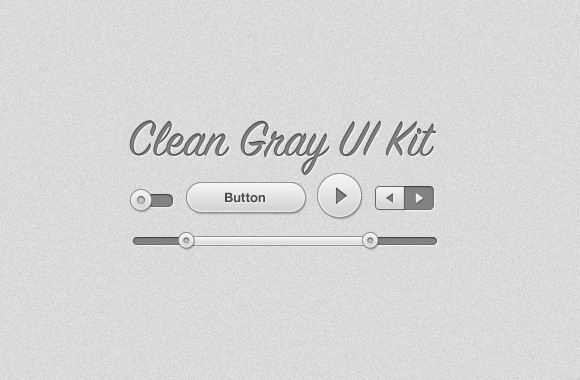 Clean Gray UI Kit