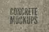 Free Concrete Mockup PSDs