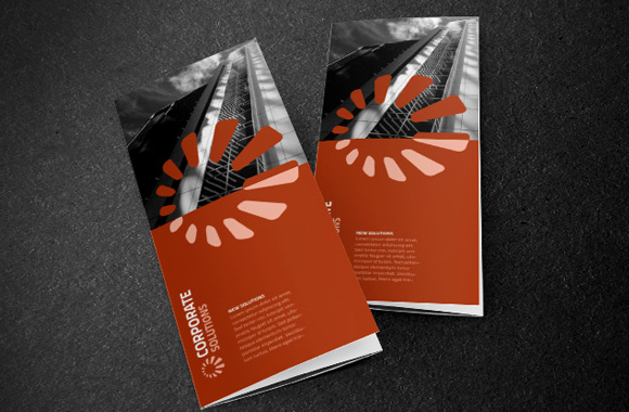 Tri-Fold Corporate Brochure Template