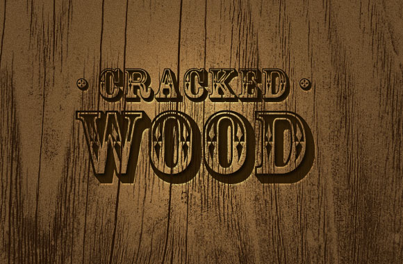Cracked Wood - Brushes, Vectors & Textures