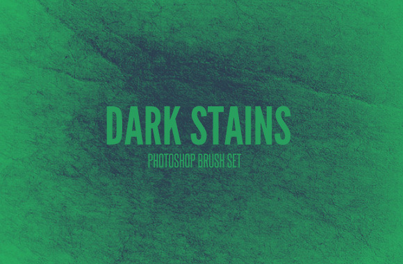Dark Stains - Photoshop Brush Set
