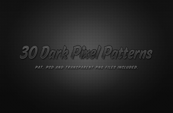 Dark Pixel Patterns