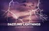 Dazzling Lightnings vector set