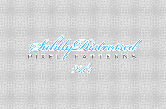 Subtly Distressed Pixel Patterns Vol 2