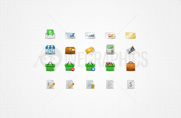 E-commerce icons 32px Vol1