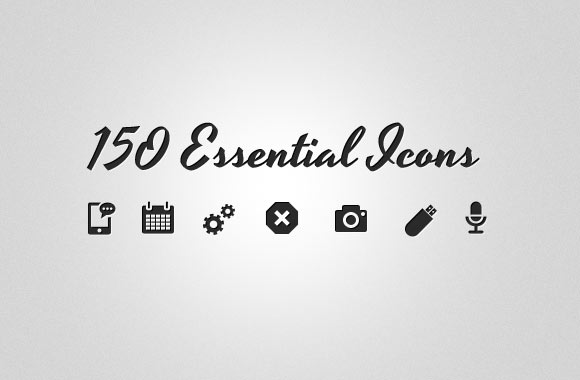 150 Essential Icons Collection Vol 1
