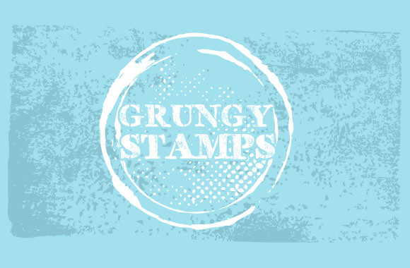 Grungy Stamped Shape Vectors